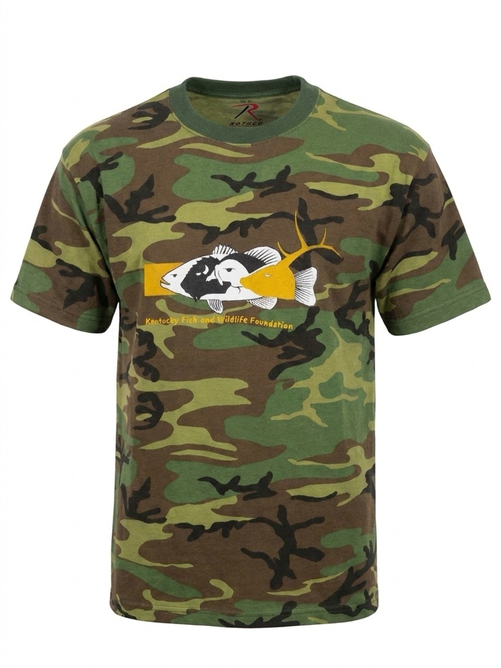 Camo Short Sleeve Tee - Green/Brown